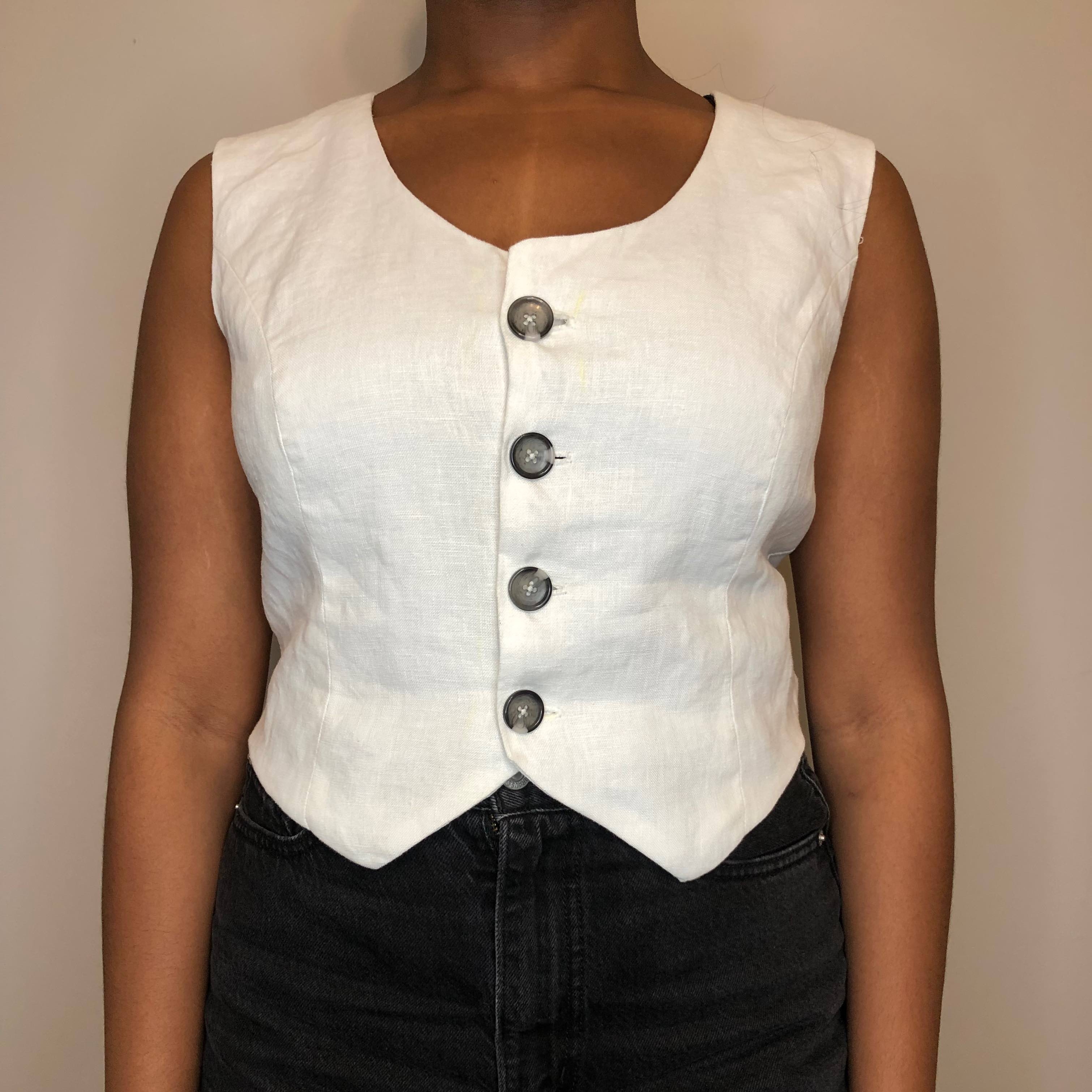 Image of white vest.